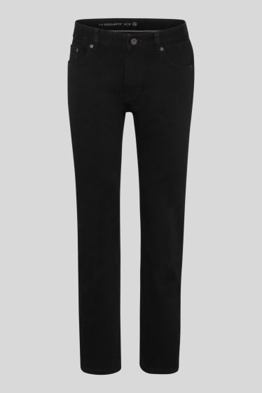 Hombre - Regular jeans - negro