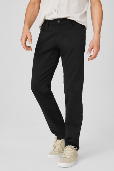 Hommes - Chino - Straight Fit - noir