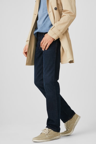 Men - Straight jeans - denim-dark blue