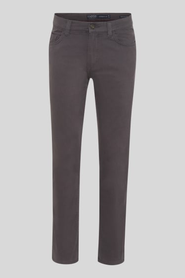 Hommes - Chino - Straight Fit - gris