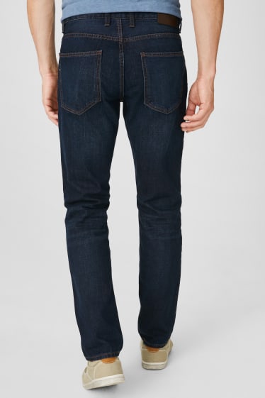 Heren - Straight jeans - jeansdonkerblauw