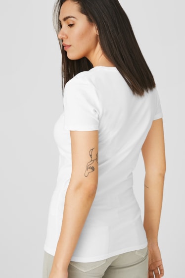 Femmes - T-shirt basique - blanc