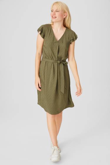 Women - Fit & flare dress - green