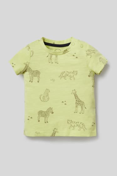 Babys - Baby-Kurzarmshirt - hellgrün