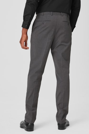 Men - Mix-and-match suit trousers - tailored fit - gray