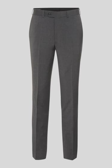 Uomo - Pantaloni coordinabili - Tailored Fit - grigio