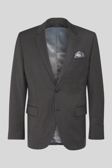 Hommes - Veste à coordonner - tailored fit - gris