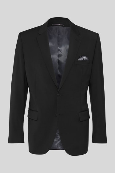 Herren - Baukasten-Sakko - Tailored Fit - schwarz