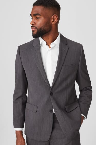 Hommes - Veste à coordonner - regular fit - gris