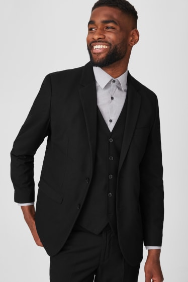 Men - Suit jacket - tailored fit - black