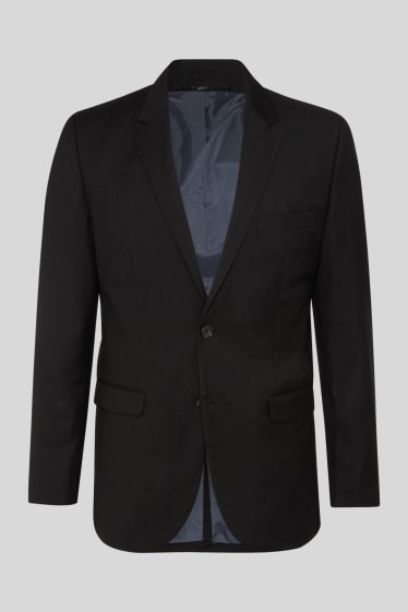 Men - Suit jacket - tailored fit - black