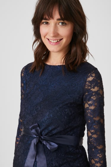 Women - Maternity wedding dress - dark blue