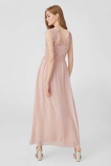 Women - Fit & flare dress - formal - pale pink