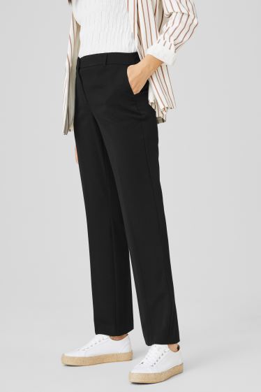 Women - Business trousers - black