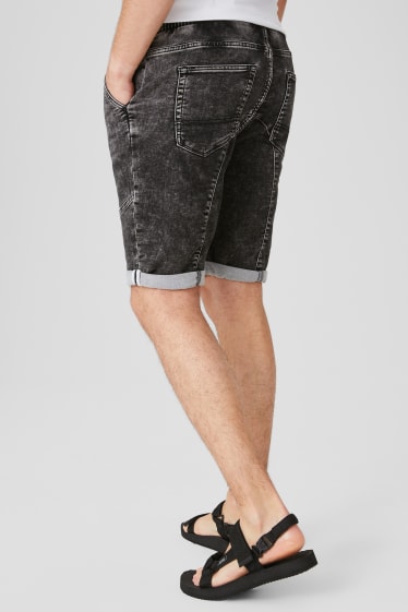 Hommes - CLOCKHOUSE - short en jean - jean gris foncé