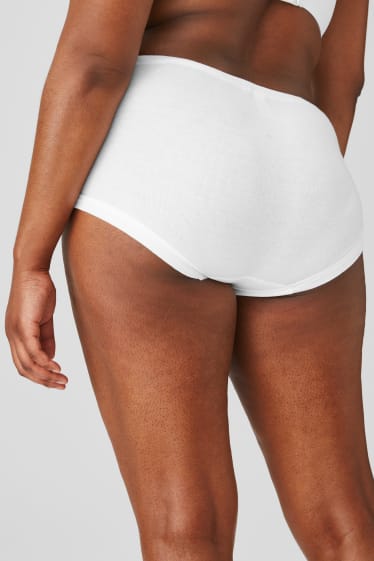 Women - Multipack of 2 - briefs - white