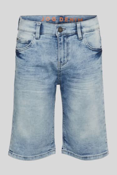Kinder Jungen - Jeans-Bermudas - Jog Denim - helljeansblau