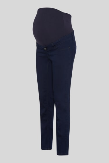 Dames - Zwangerschapsjeans - straight jeans - donkerblauw