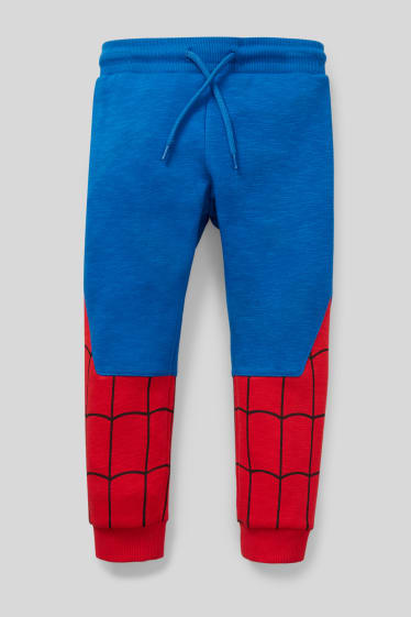 Dětské - Spider-Man - Teplákové kalhoty - červená/modrá