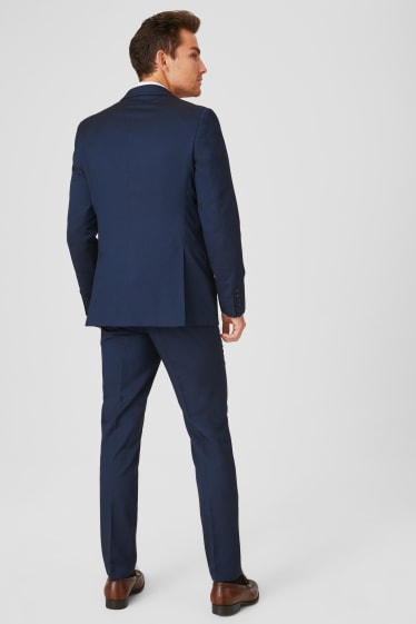 Hombre - Traje - Tailored Fit - 4 piezas - azul oscuro