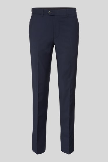 Hombre - Pantalón de oficina - Comfort Fit - azul oscuro