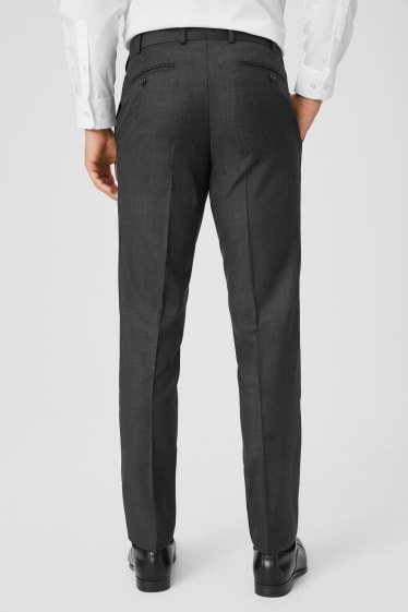 Men - Mix-and-match suit trousers - tailored fit - dark gray