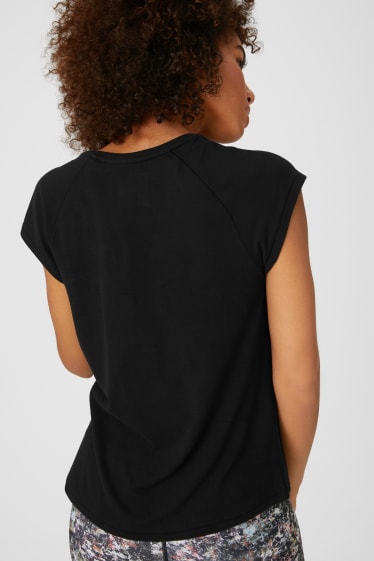 Damen - Funktions-T-Shirt - schwarz