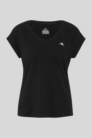 Dames - Sport-T-shirt - zwart