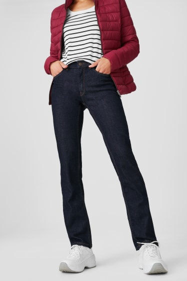 Women - Straight jeans - denim-dark blue