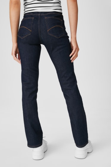 Women - Straight jeans - denim-dark blue
