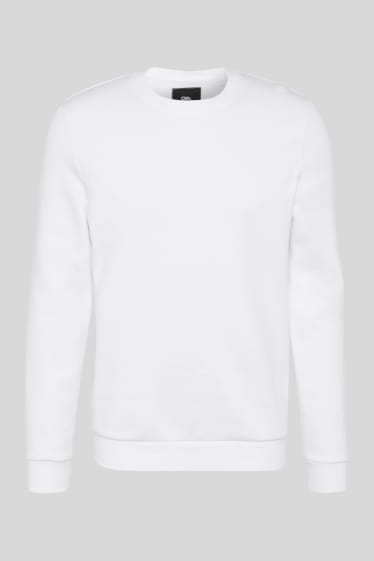 Hommes - CLOCKHOUSE - sweat - blanc