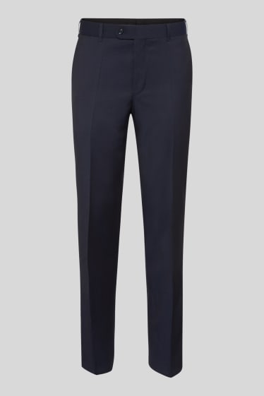 Heren - Business broek - Regular Fit - donkerblauw