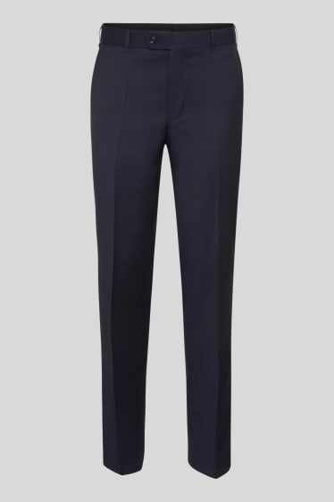 Men - Business trousers - Regular Fit - dark blue