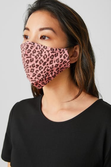 Women - Multipack of 5 - face mask - rose