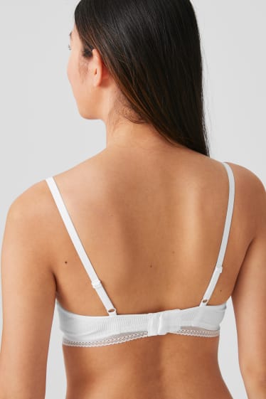 Women - Underwire bra - DEMI - padded - white