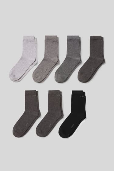 Women - Multipack of 7 - socks - light gray