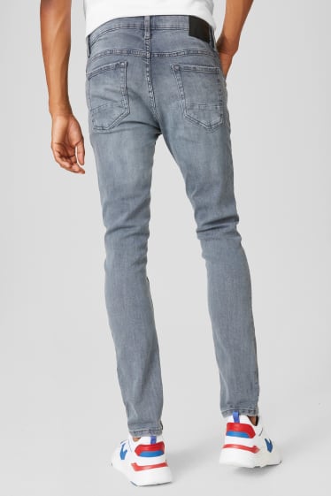 Heren - CLOCKHOUSE - skinny jeans - lichtgrijs