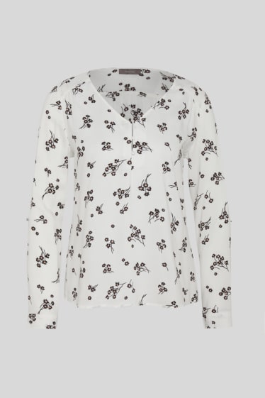 Women - Blouse - cremewhite