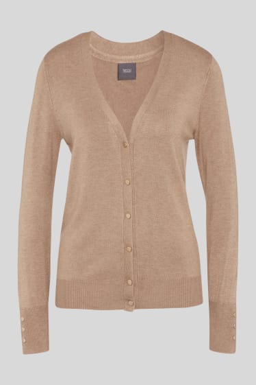 Women - Cardigan - taupe