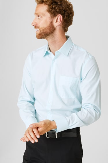 Heren - Business-overhemd - Regular Fit - Kent - lichtblauw