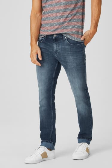 Heren - Slim jeans - jeansdonkerblauw