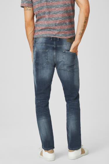 Mężczyźni - Slim jeans - dżins-ciemnoniebieski