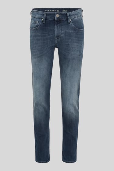 Men - Slim jeans - denim-dark blue