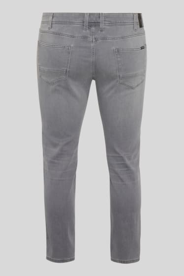 Mężczyźni - Slim jeans - Flex dżinsy w dresowym stylu - LYCRA® - jasnoszary