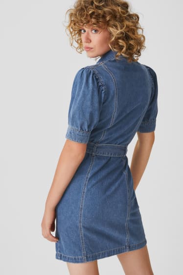 Women - CLOCKHOUSE - denim dress - denim-blue