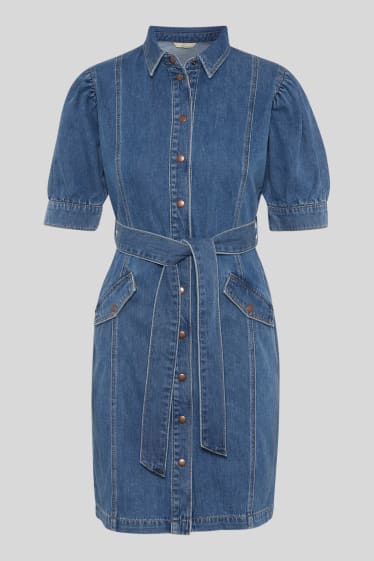 Femmes - CLOCKHOUSE - robe en jean - jean bleu