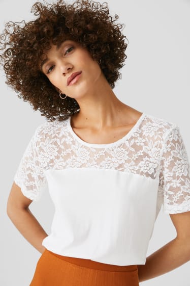 Femmes - T-shirt - blanc