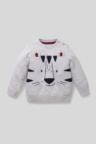 Baby Boys - Baby jumper - light gray-melange