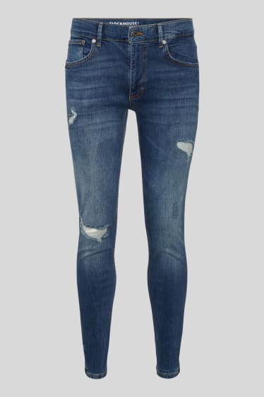 Dospívající a mladí - CLOCKHOUSE - skinny jeans - džíny - tmavomodré
