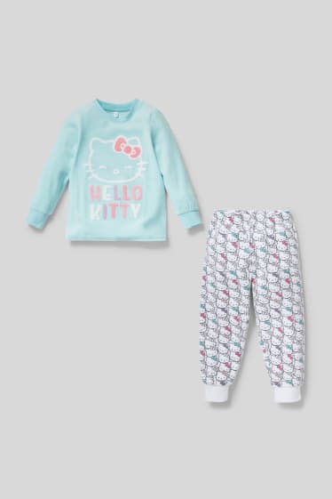 Children Girls - Hello Kitty - pyjamas - 2-piece set - light turquoise